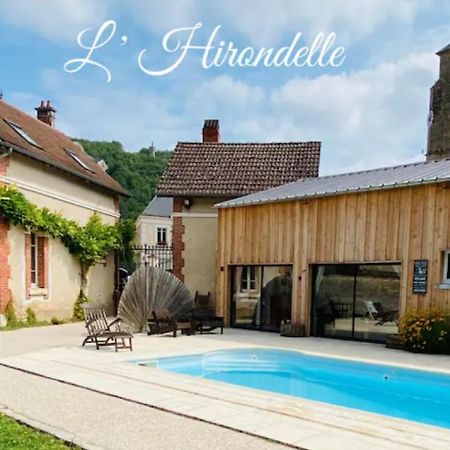 Pool House-L'Hirondelle De Sermizelles- Grand Jardin, Calme Et Nature Aux Portes Du Morvan Exteriér fotografie